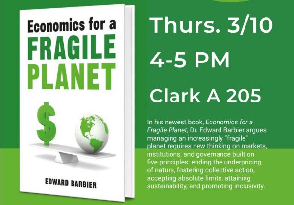 Economics for a Fragile Planet event flyer